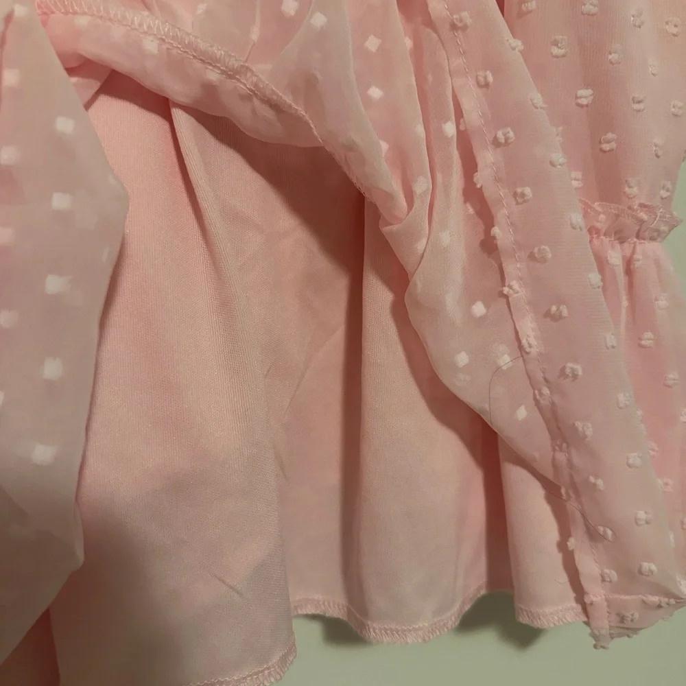Pink Ruffled Top - Picture 6 of 7
